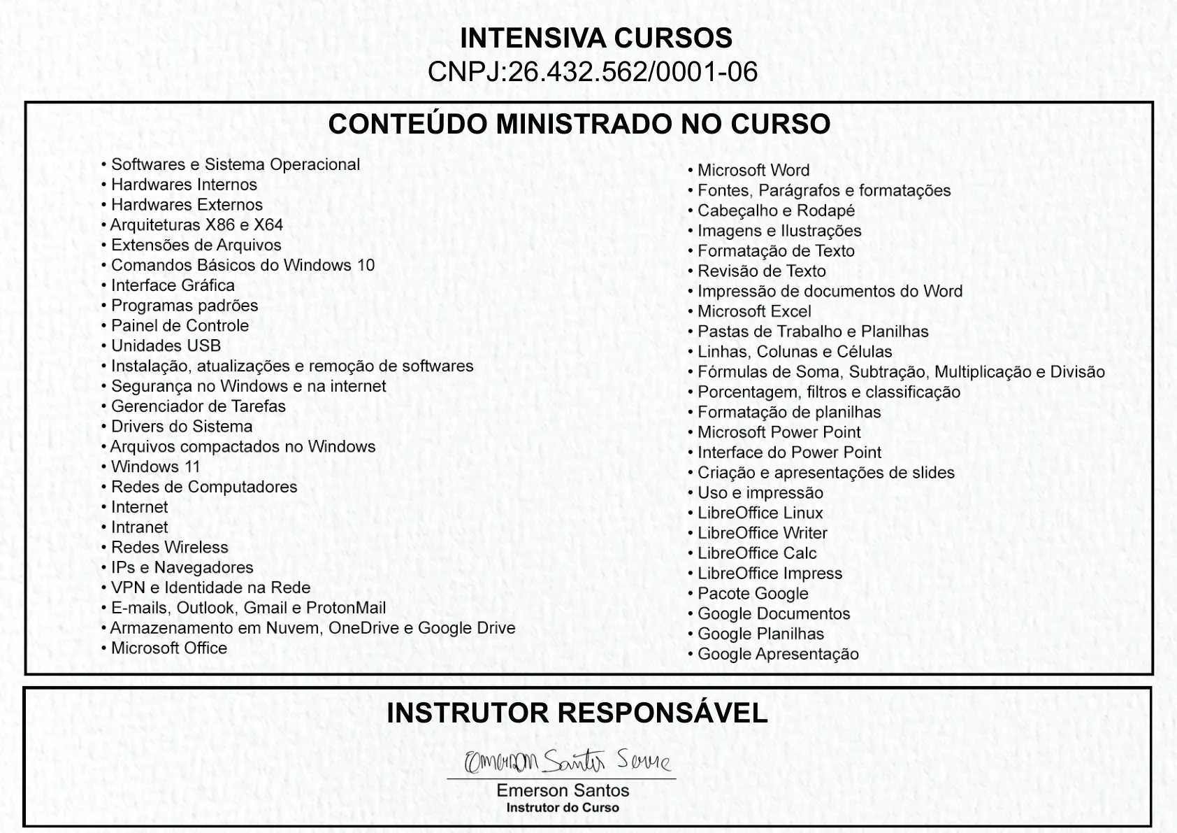 Certificado de Informática · 2 de 2