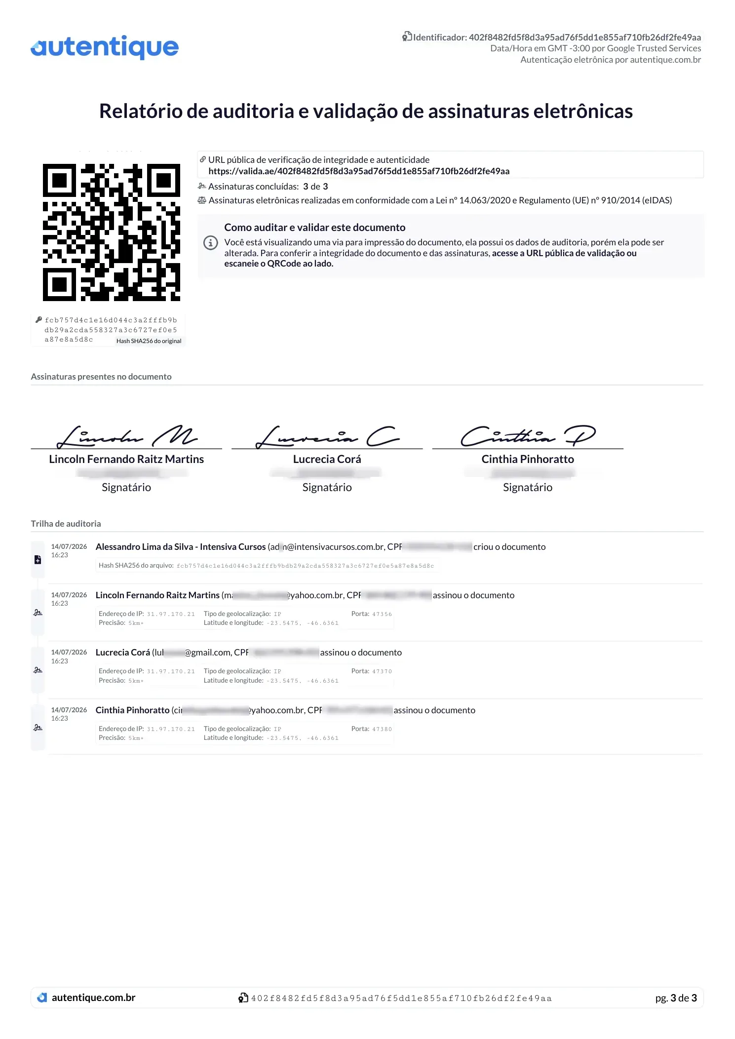 Certificado de NR 10 SEP · 3 de 3