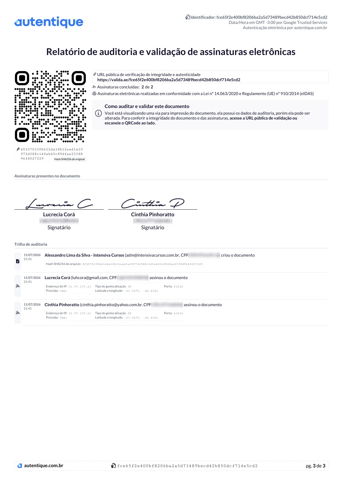 Certificado de NR 12 · 3 de 3