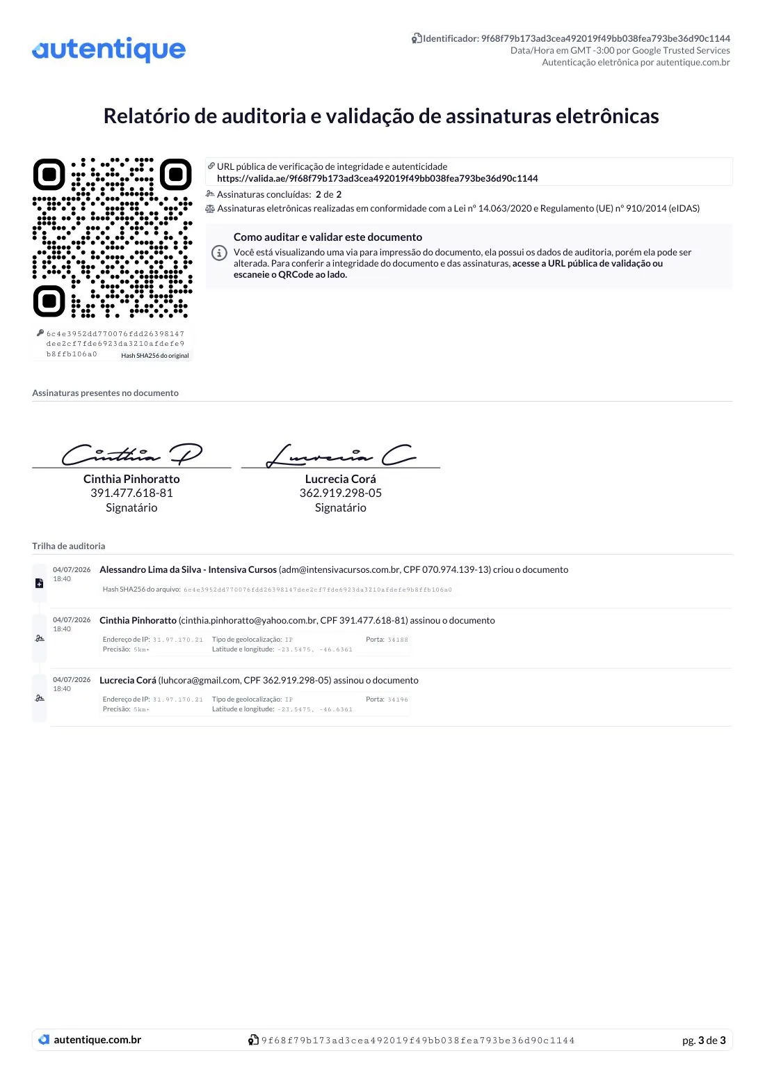 Certificado de NR 35 · 3 de 3