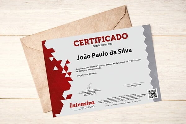 Certificado impresso
